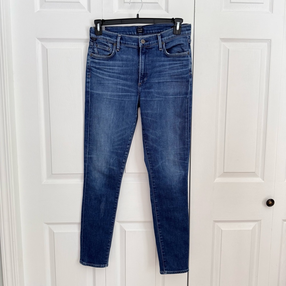 C of‎ H Rocket High Rise Skinny Medium Blue Denim Jeans size 31